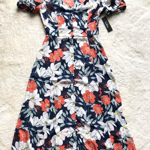 Lulu’s Floral Dress NWT - Picture 3 of 6